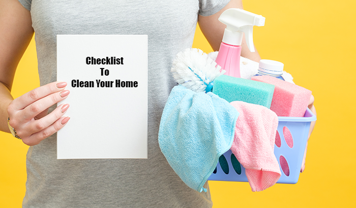 The Ultimate Weekly Checklist to Clean Your Home