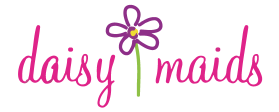 Logo of Daisy Maids, symbolizing professional cleaning services and the gift of cleanliness for homes and businesses.
